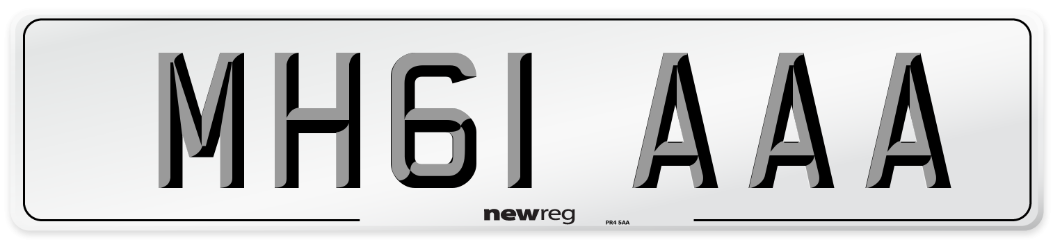 MH61 AAA Number Plate from New Reg